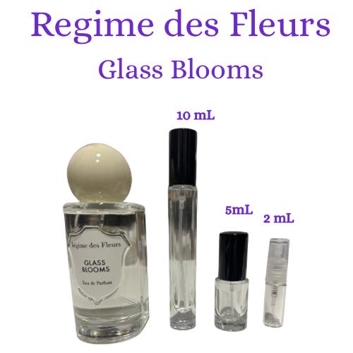 Regime Des Fleurs Glass Blooms Perfume 10, 5, 3 and 2 Ml Samples
