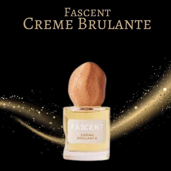 Fascent Crème Brulante Perfume 10, 5, 3 and 2 mL samples