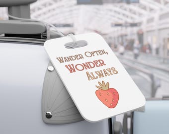 Whimsy Woods Luggage Tags - Travel Accessories for Adventurers, Cute Gift for Travelers, Wanderlust Tag, Personalized Travel Item, [...]