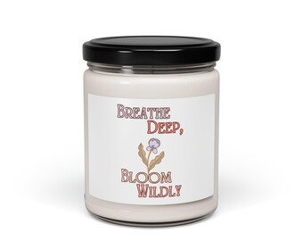 Whimsy Woods | Bloom Wildly Scented Soy Candle | Relaxing Aromatherapy, Home Decor, Self-Care Gift, Eco-Friendly Gift