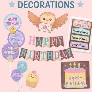 Zauberhaftes Bulletin Board zum Geburtstag