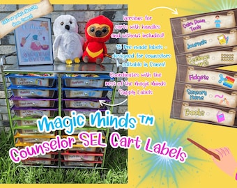 Magic Minds Counselor & SEL Cart Labels