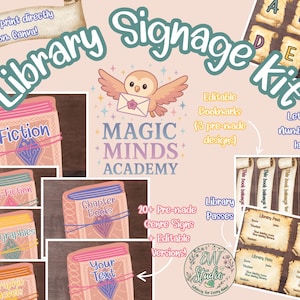 Magic Minds Bibliothek Dekor Bündel