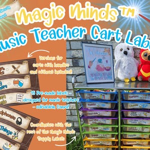 Magic Minds Musiklehrer Etiketten
