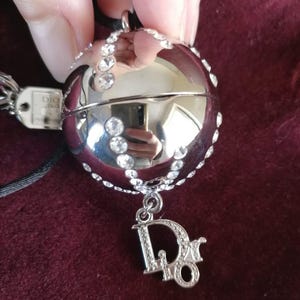Collectible Rare Dior SOLD OUT Lipstick Charm Silver Necklace