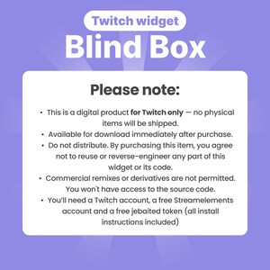 Dog Blind Box Twitch Widget – Twitch animated dog overlay | Channel Point & Command Triggered | Collectibles | OBS + StreamElements