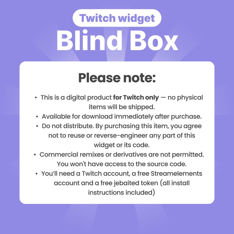 Dog Blind Box Twitch Widget – Twitch animated dog overlay | Channel Point & Command Triggered | Collectibles | OBS + StreamElements