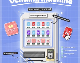 Aangepaste automaat Twitch-widget: interactieve en geanimeerde stream-overlay: Lootbox (digitale download)