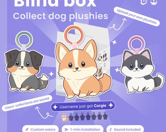 Twitch Dog Blind Box Widget: Animated Overlay, Channel Point Bits Sub Trigger