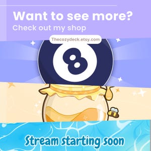 Twitch Cow Blind Box Widget: Animated Stream Overlay (Digital download)