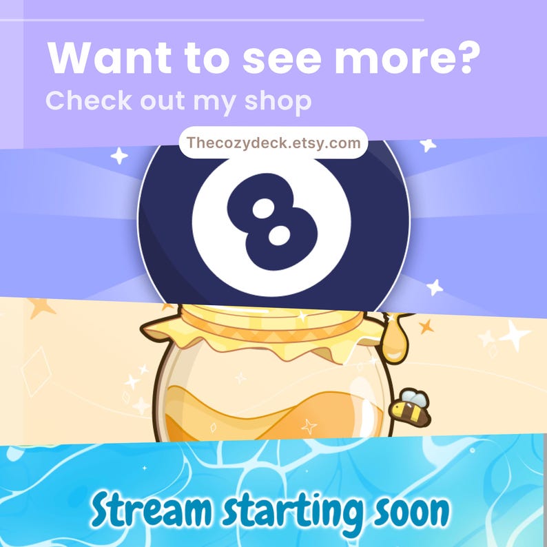 Twitch Cow Blind Box Widget: Animated Stream Overlay (Digital download)