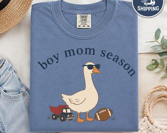 Maglietta divertente Comfort Colors con oca per la mamma di un bambino, maglietta per la stagione della mamma di un bambino, maglietta carina per la mamma di un bambino, regalo per la mamma di un bambino, maglietta per la festa della mamma