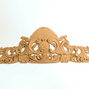 Wooden Furniture ornament 61 Χ 18 cm - Bending model - Flexible - Wood decoration - Wooden Furniture Moulding