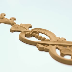 Wooden Furniture ornament 35 Χ 5.5 cm - Bending model - Flexible - Wood decoration - Wooden Furniture Moulding