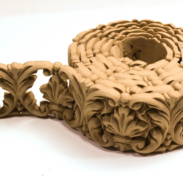 Wooden trim 215 Χ 5.5 cm - Bending model - Flexible - Wood decoration - Wooden Furniture Moulding