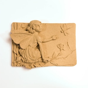 Fairy 10.5 Χ 7.5 cm - Bending model - Flexible - Wood decoration - Wooden Furniture Moulding