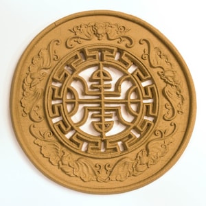 Wooden Furniture ornament 14.5 Χ 14.5 cm - Bending model - Flexible - Wood decoration - Wooden Furniture Moulding