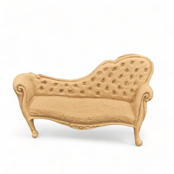 4 pcs Wood Carved Decorative Armchair 8cm. X 5cm. - Bending model - Flexible - Wood decoration - Wooden Furniture Moulding