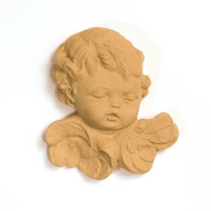 Angel 8 Χ 7.5 cm - Bending model - Flexible - Wood decoration - Wooden Furniture Moulding