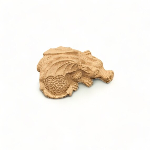 4 pcs Wood Carved Decorative Dragon 6cm. X 4cm. - Bending model - Flexible - Wood decoration - Wooden Furniture Moulding