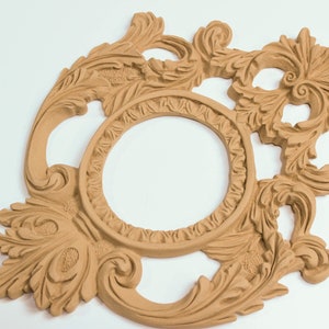 Baroque Frame 33 Χ 25 cm - Bending model - Flexible - Wood decoration - Wooden Furniture Moulding