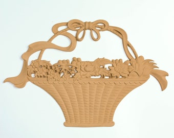 Wooden Basket 35 Χ 23 cm - Bending model - Flexible - Wood decoration - Wooden Furniture Moulding