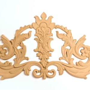 Wooden Furniture ornament 33.5 Χ 21 cm - Bending model - Flexible - Wood decoration - Wooden Furniture Moulding
