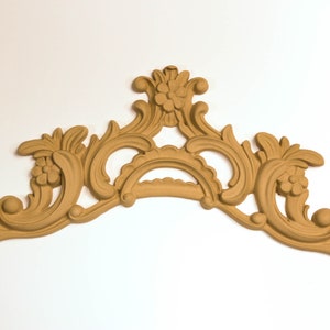 Wooden Furniture ornament 36 Χ 12 cm - Bending model - Flexible - Wood decoration - Wooden Furniture Moulding