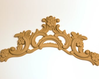 Wooden Furniture ornament 36 Χ 12 cm - Bending model - Flexible - Wood decoration - Wooden Furniture Moulding