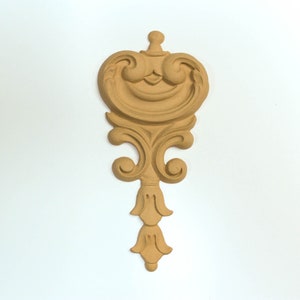 Wooden Furniture ornament 19 Χ 9 cm - Bending model - Flexible - Wood decoration - Wooden Furniture Moulding