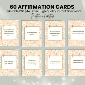 Teacher Affirmation cards, printable affirmation cards, motivational teacher mantras, gifts for new teachers, teacher appreciation