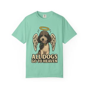 Heavenly Dog T-Shirt - All Dogs Go to Heaven, Pet Lover Gift, Animal Lover Tee, Unisex Graphic Tee, Cute Dog Shirt, Casual Wear