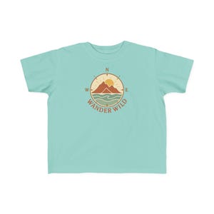 Wander Wild Toddler Tee - Adventure Shirt, Kids Outdoor Apparel, Birthday Gift, Nature Lover Shirt, Playful Style for Little Explorers