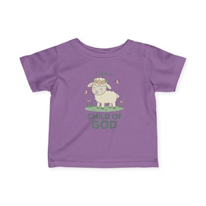 T-shirt mignon pour bébé - « Je suis un enfant de Dieu »