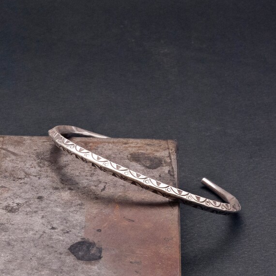 Silver Cuff Bracelet Men/Women Stacking Bracelet Sterling Etsy