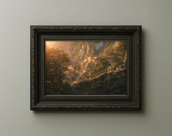 Rivendell Concept Art Style Fantasy City Print (Digital Download)