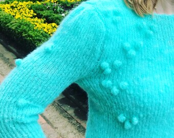 Blue berry pullover