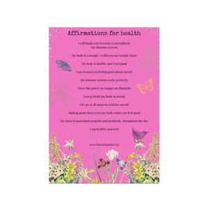 Set affirmatiewoordgrafieken, vision board, werkaffirmaties, gezondheid, geld, succes, overvloed, citaten, printables, screensaver