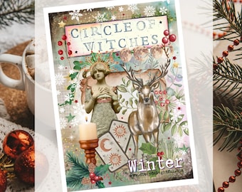 Circle of witches Winter zine seasonal magazine