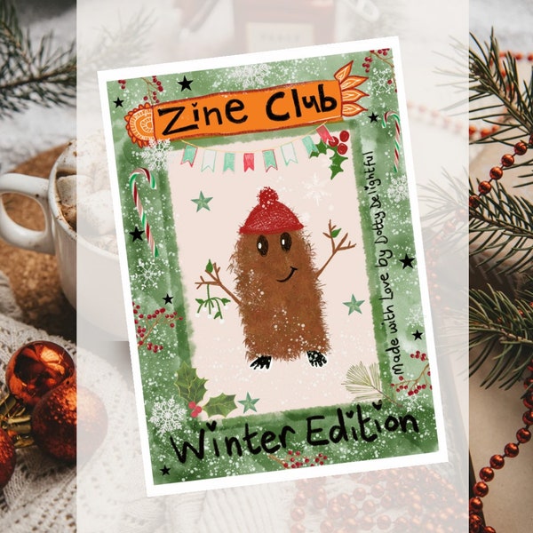 Zine club Winter zine for kids, fun activities