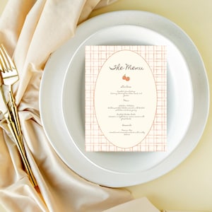 Citrus Brunch Menu Template // Editable on Canva // 8.5x11 Printable Template