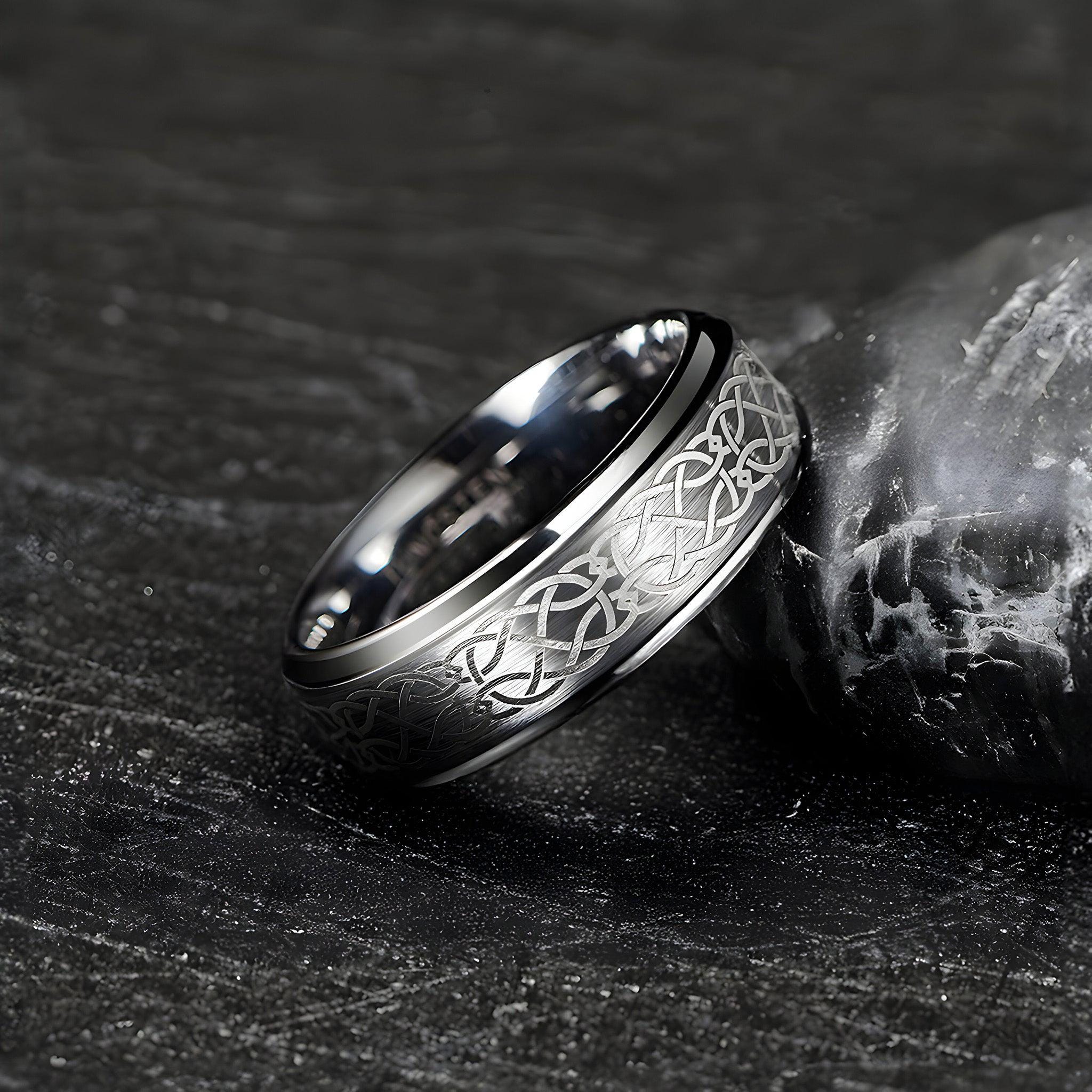 Knot Theory Silicone Claddagh Wedding Ring Trinity Knot Silicone - Main Image