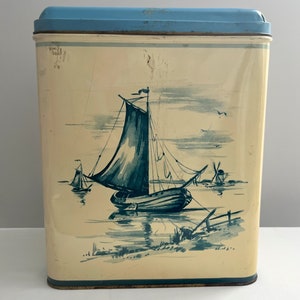 Sailboat Tin Box - Etsy