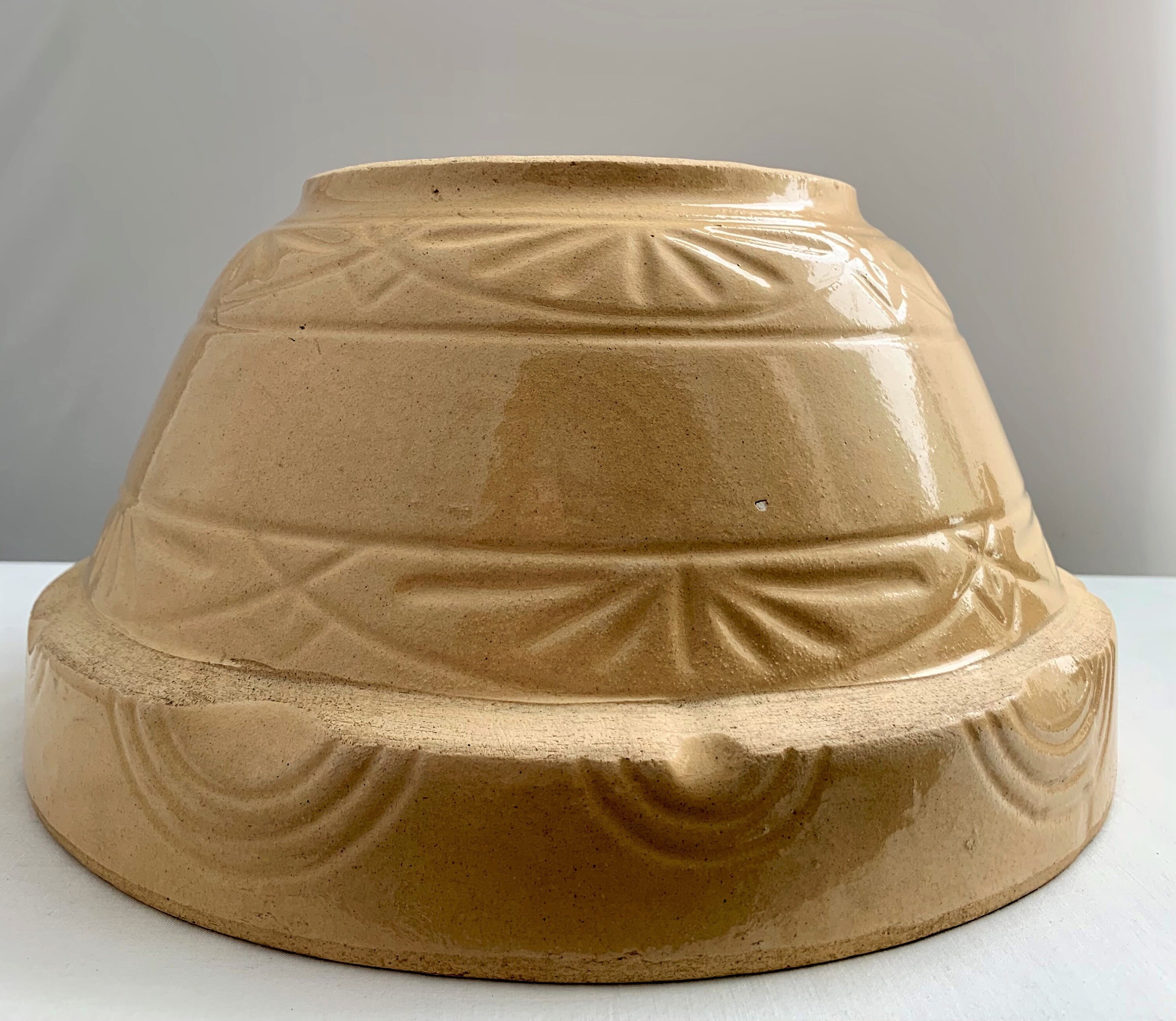 Yellow Ware Bowl Extra Large Antique Yellowware Pottery Etsy