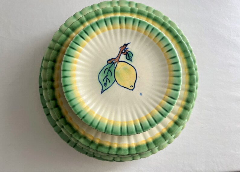 12PC STANGL Hand Painted Dinnerware 1940s STANGL Pottery Etsy