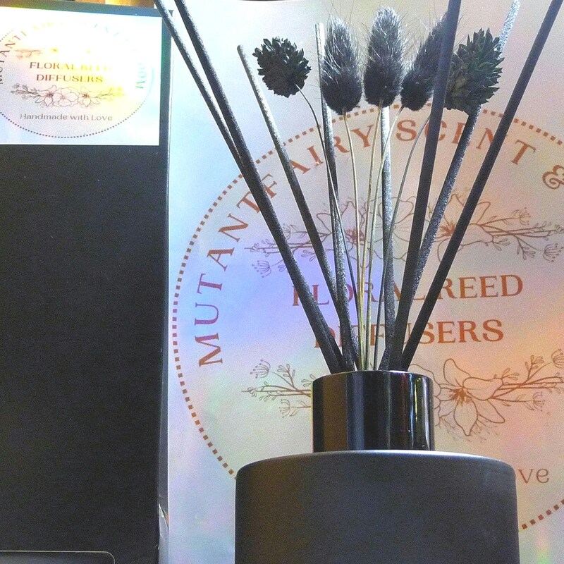 Black Reed Diffuser - Etsy UK