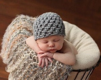 CROCHET PATTERN - Simplicity Beanie - Preemie to 3 Month - Fast and Easy  - Great Beginner Pattern - PDF 112 - Sell what you Make