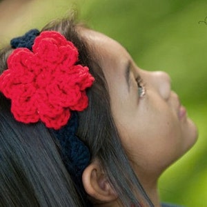 CROCHET PATTERN Summer Bloom Headband All sizes included PDF 302 Sell what you Make image 1