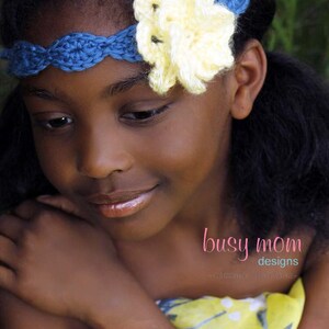 CROCHET PATTERN Summer Bloom Headband All sizes included PDF 302 Sell what you Make image 2