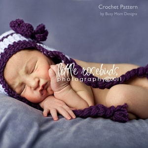 CROCHET PATTERN Snuggly Earflap Hat with Daisy Sizes to fit preemies to adults PDF 113 Sell what you Make image 2